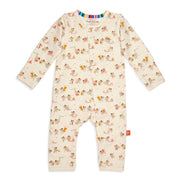 of mice & band organic cotton magnetic coverall-Magnetic Me