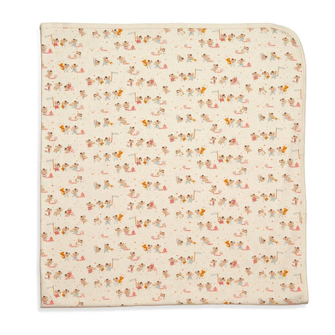 of mice & band organic cotton swaddle blanket-Magnetic Me