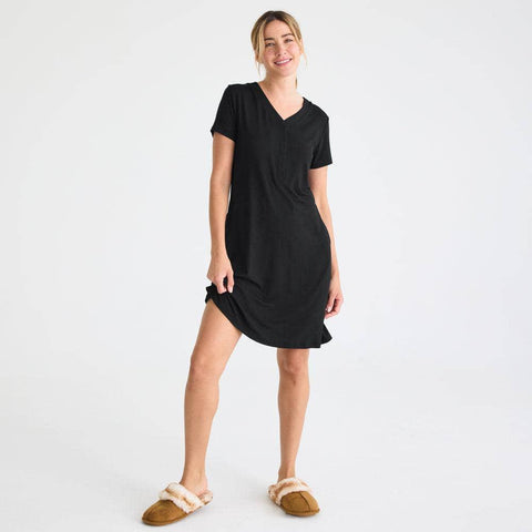 onyx modal magnetic blissful short sleeve sleep shirt