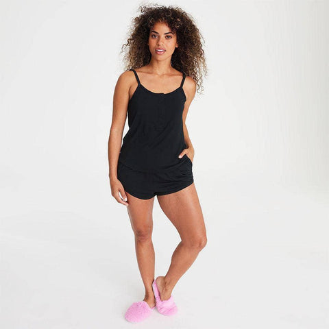 onyx modal dream sleep tank + shorts pajama set-Magnetic Me