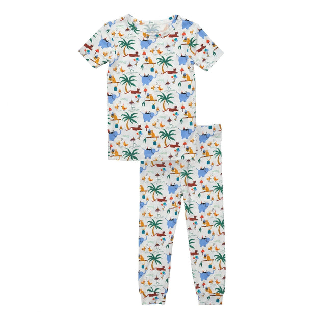 party safari modal magnetic no drama pajama short sleeve set-Magnetic Me