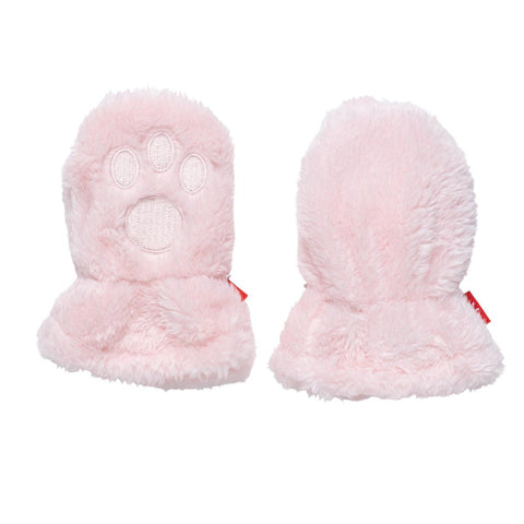 pink blossom minky magnetic never lost mittens