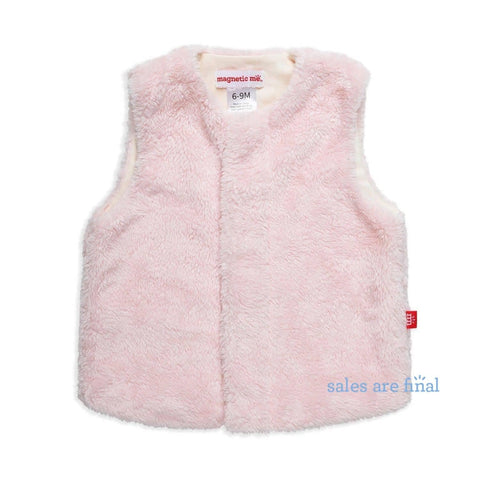 portabella posies minky magnetic vest-Magnetic Me