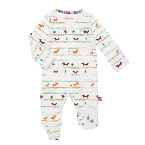 river crossing organic cotton magnetic parent favorite footie