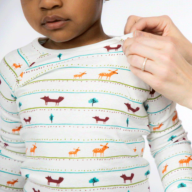 river crossing organic cotton magnetic toddler twotie