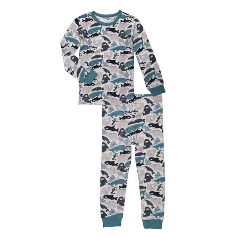 seas and greetings modal magnetic no drama pajama long sleeve set