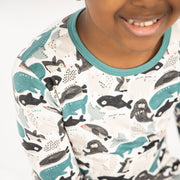 seas and greetings modal magnetic no drama pajama long sleeve set
