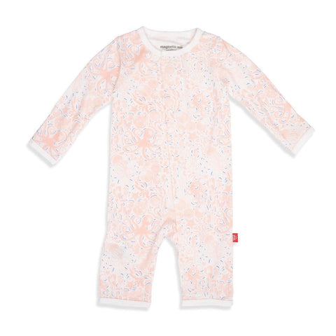 seas the day pink modal magnetic fuss free coverall-Magnetic Me