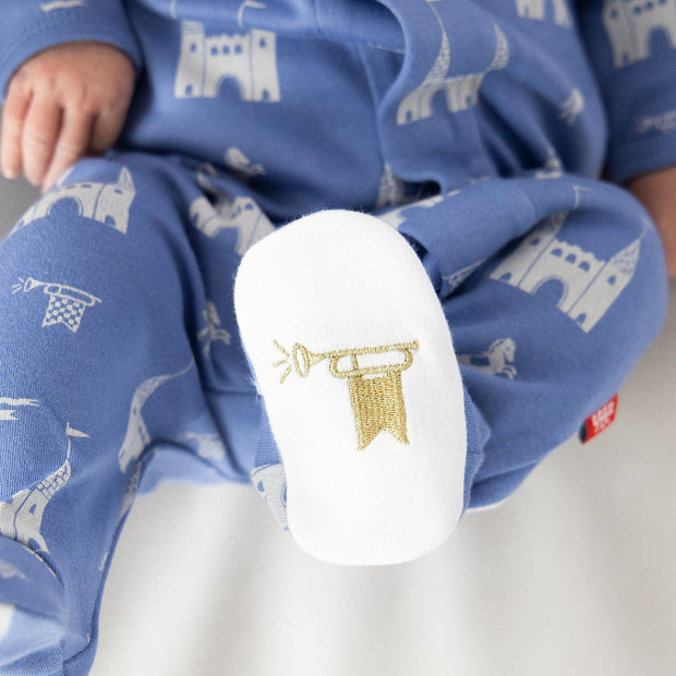 the balmoral of the story organic cotton magnetic parent favorite footie
