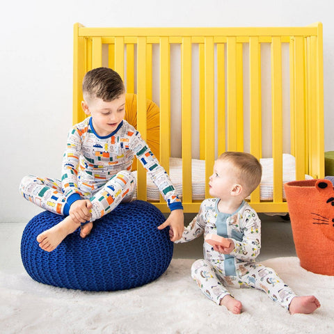 traffic jammies modal magnetic 2 piece toddler PJs-Magnetic Me