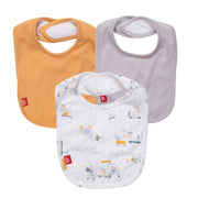 welcome wagon modal magnetic stay dry infant bib 3-pack
