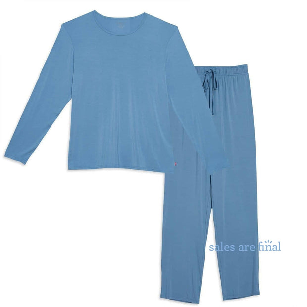 winter sky Modal Long Sleeve PJs - Men-Magnetic Me