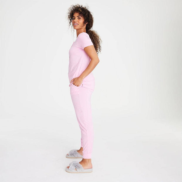 peony magnetic short sleeve jogger set-Magnetic Me