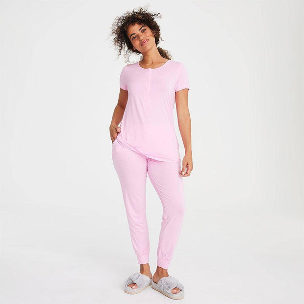 peony magnetic short sleeve jogger set-Magnetic Me