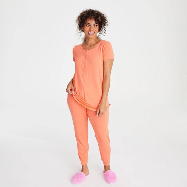 tangerine dream magnetic signature short sleeve pajama set-Magnetic Me