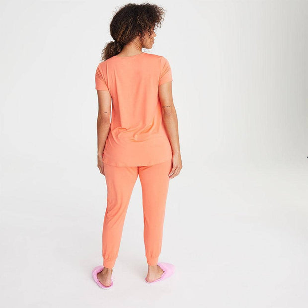 tangerine dream magnetic signature short sleeve pajama set-Magnetic Me