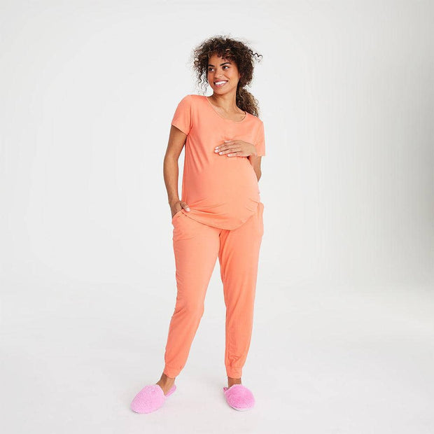 tangerine dream magnetic signature short sleeve pajama set-Magnetic Me