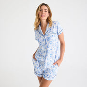 women's women of science modal magnetic classic with a twist short sleeve pajama set