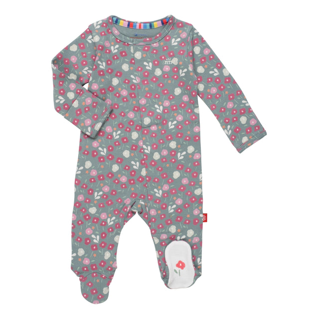 wren organic cotton magnetic parent favorite footie