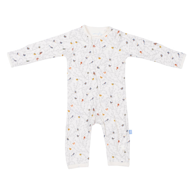 Bird Song Organic Cotton Magnetic Coverall