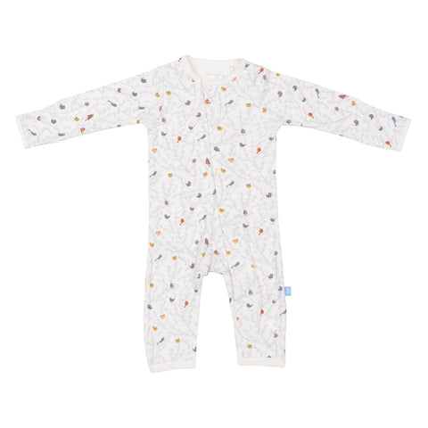 Bird Song Organic Cotton Magnetic Coverall