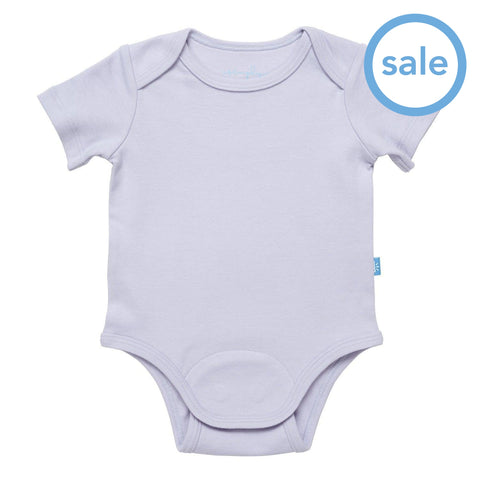 misty lilac organic cotton magnetic bodysuit-Magnetic Me