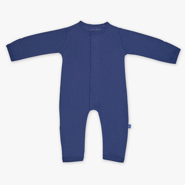 chambray organic cotton magnetic coverall