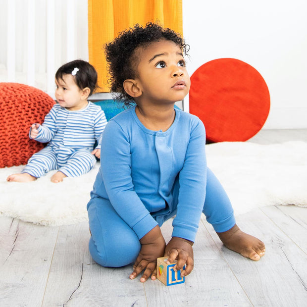 midnight river organic cotton magnetic coverall
